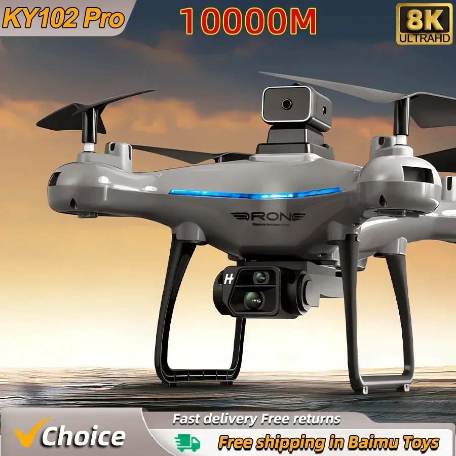 Drone Kit Vtol - KY102 RC Drone 8K Profesyonel Çift