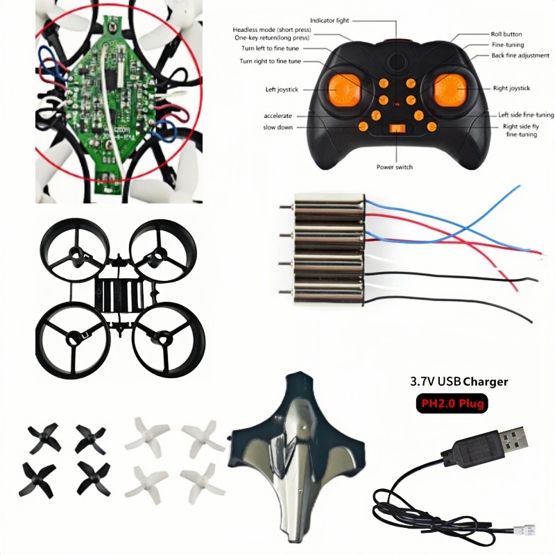Komple DIY Drone Kiti 2.4G 6 E - Eachine Drone E010 incelemesi ve fiyatı